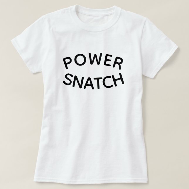 CAMISETA PODER DE ARREBATO (Diseño del anverso)