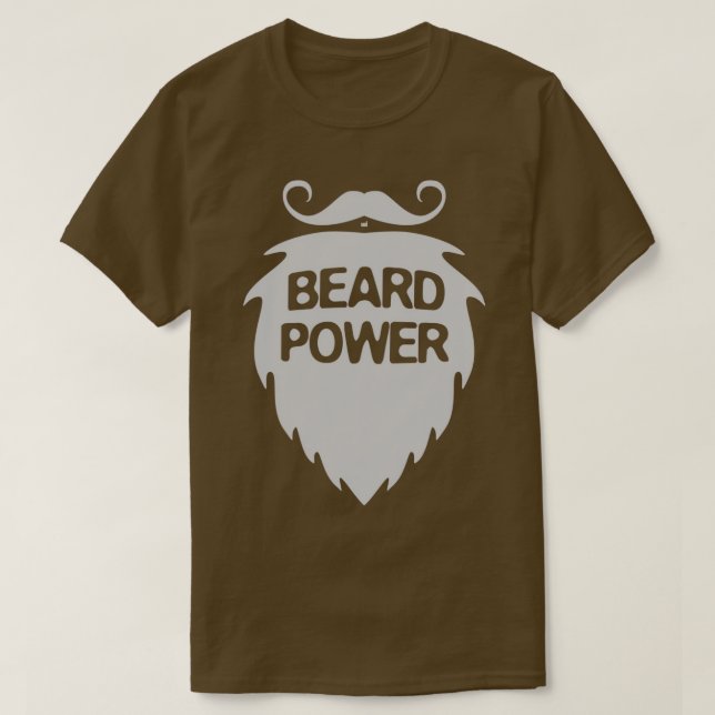 Camiseta Poder de barba 3 (Diseño del anverso)