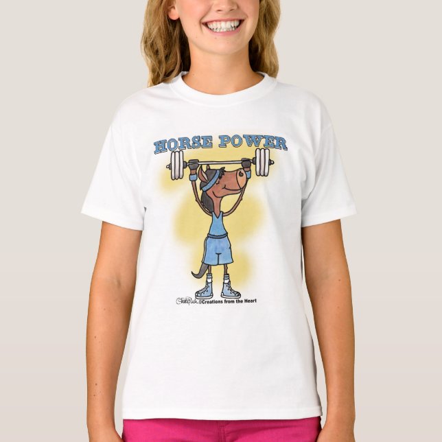Camiseta Poder de caballo (Anverso)