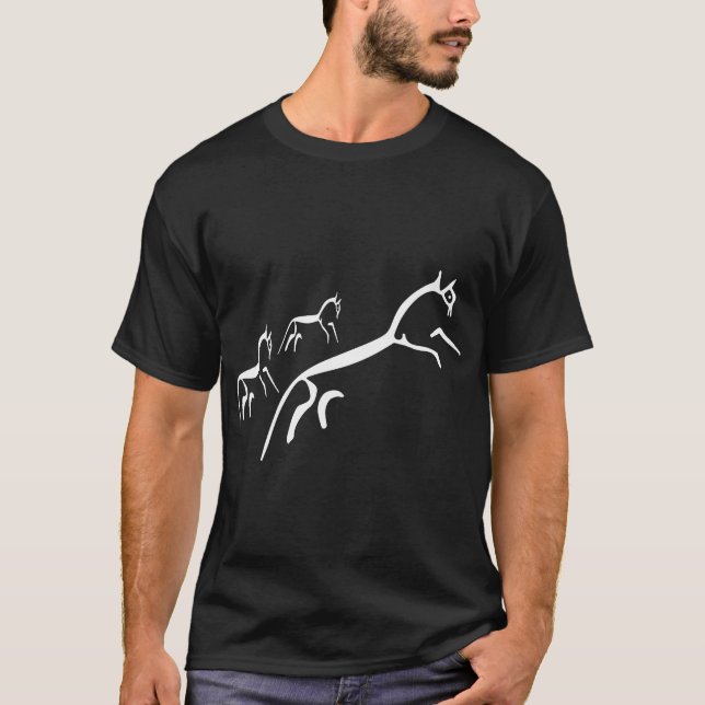 Camiseta Poder de caballo antiguo (Anverso)