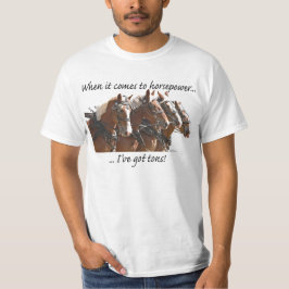 Camiseta Poder de caballo belga