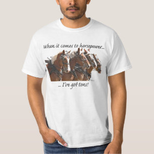 Camiseta Poder de caballo belga