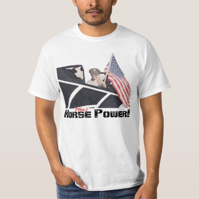 Camiseta ¡Poder de caballo Pfive1! (Anverso)