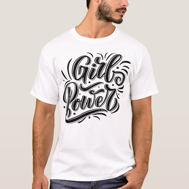 Camiseta poder de chica (Anverso)