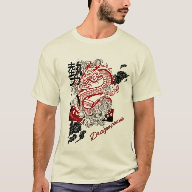 Camiseta Poder de Dragón - Desata el Fuego Interior | Mític (Anverso)
