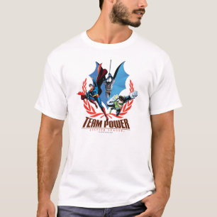 Camiseta Poder de equipo de la Liga de la Justicia
