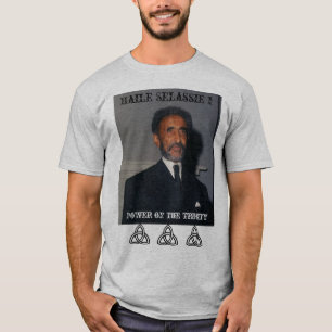 Camiseta Poder de Haile Selassie I de la trinidad