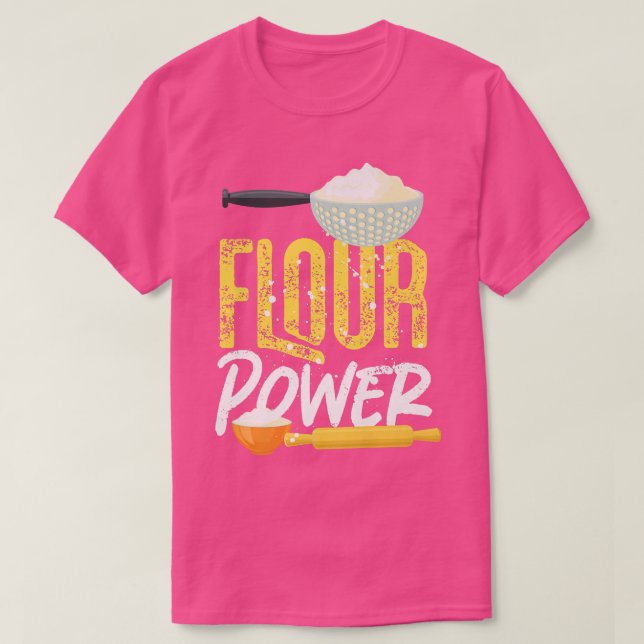 Camiseta Poder de harina de hornear Baking Flour (Diseño del anverso)