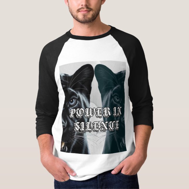 Camiseta Poder de Jaguar Negro en Silencio (Anverso)