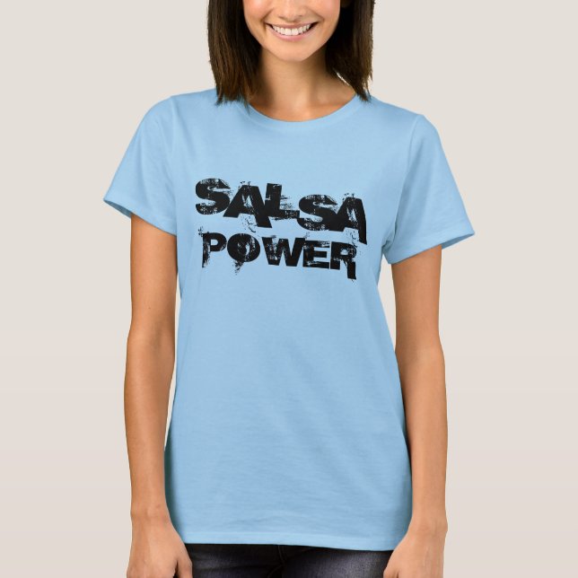 CAMISETA PODER DE LA SALSA (Anverso)