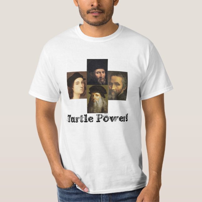 Camiseta ¡Poder de la tortuga! (Anverso)
