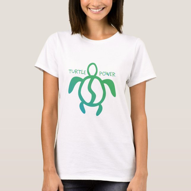 Camiseta Poder de la tortuga (Anverso)