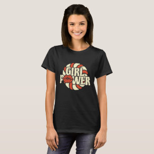 Camiseta Poder de las Chicas – Feminista Retro Audaz