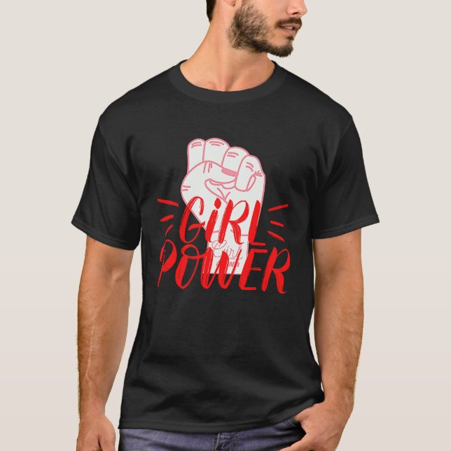 Camiseta Poder de Niña Historia Negra Emancipación Feminist (Anverso)