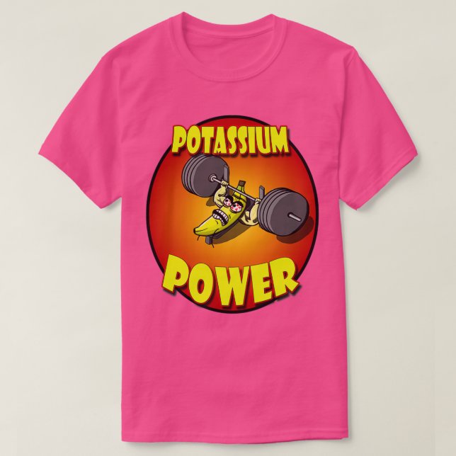 Camiseta Poder de potasio (Diseño del anverso)
