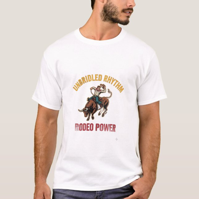 Camiseta Poder de Rodeo Ritmo Desatado ADOM (Anverso)