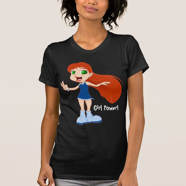 Camiseta ¡Poder del chica! (Anverso)