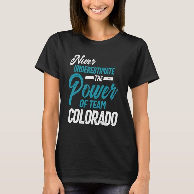 Camiseta Poder del equipo de Colorado (Anverso)