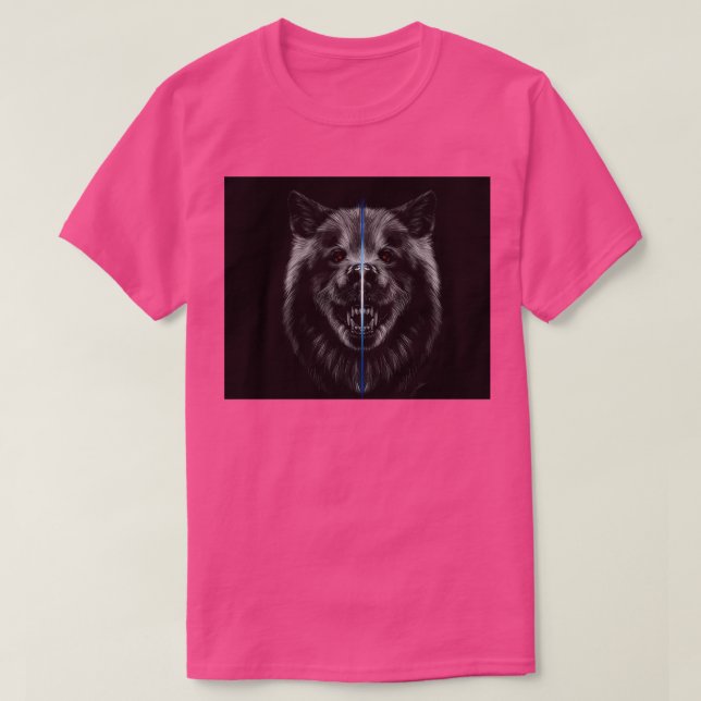 Camiseta Poder del lobo (Diseño del anverso)