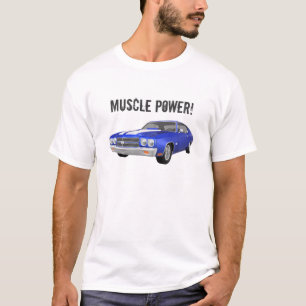 Camiseta Poder del músculo: Modelo de Chevelle 3D: Camiset