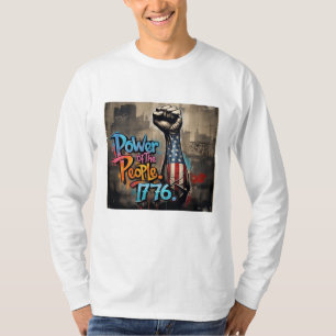 Camiseta Poder del pueblo 1776 primeros hombres
