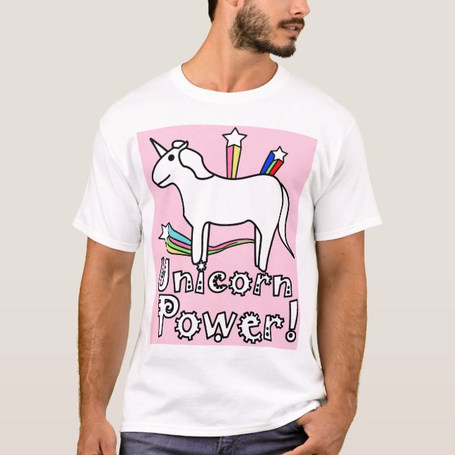 Camiseta ¡Poder del unicornio! (Anverso)