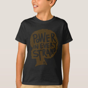 Camiseta Poder en todos los Pegatinas del Orgullo Afro