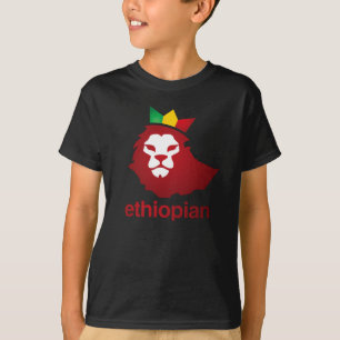 Camiseta Poder etíope - Hanes básico Tagless de los niños
