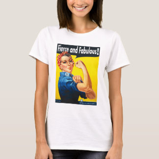 Camiseta Poder femenino fiero y fabuloso