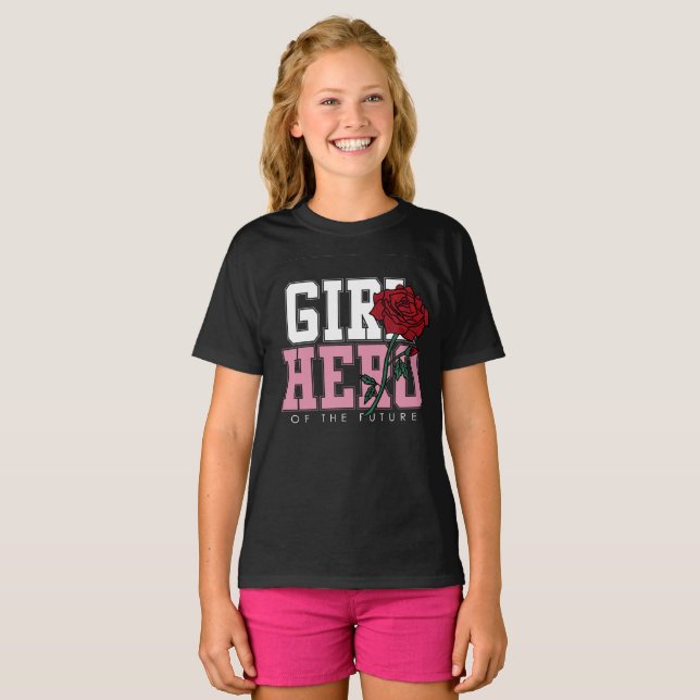 Camiseta Poder femenino | Heroína del futuro (Anverso completo)