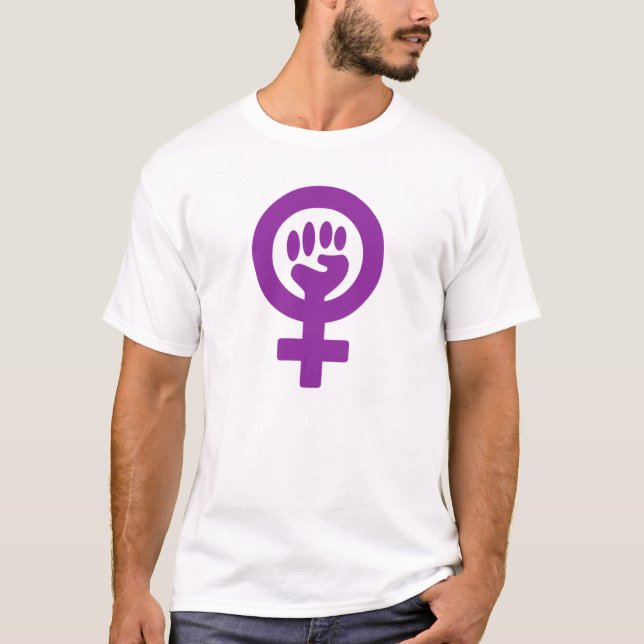 Camiseta Poder feminista/poder de la mujer (Anverso)