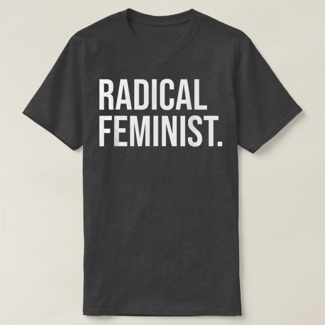 Camiseta Poder feminista radical empoderamiento femenino (Diseño del anverso)