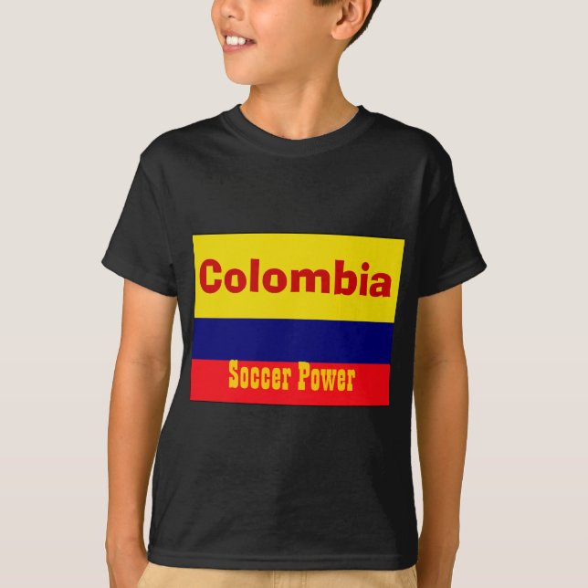 Camiseta Poder futbolístico de Colombia (Anverso)