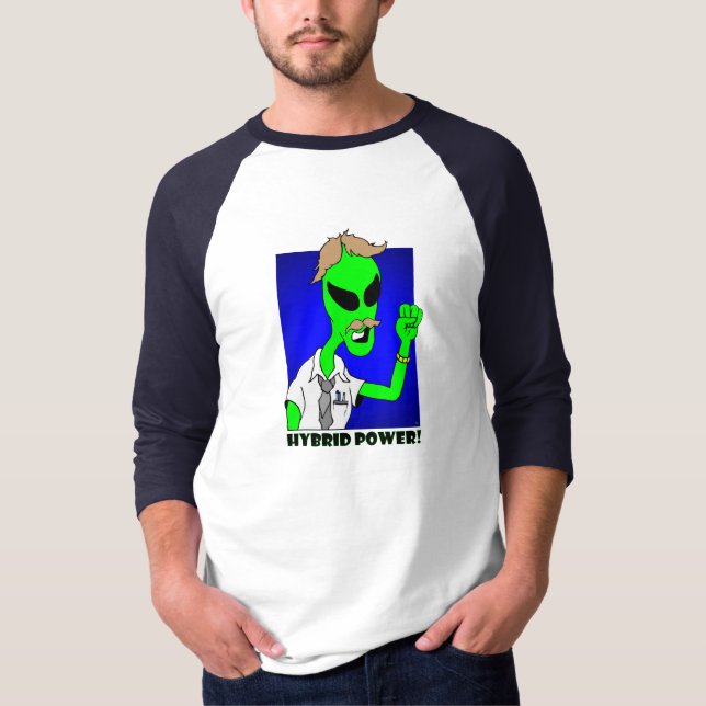 CAMISETA ¡PODER HÍBRIDO EXTRANJERO! (Anverso)