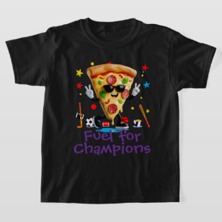 Camiseta Poder infantil: Combustible para los campeones
