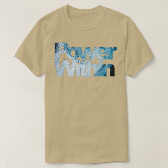 Camiseta Poder interno (Diseño del anverso)