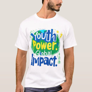 Camiseta Poder juvenil Impacto global arte terrestre