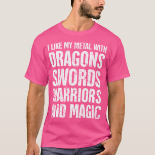 Camiseta Poder Metalizado de fantasía divertida Metalizado