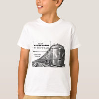 Poder moderno del tren del ferrocarril de