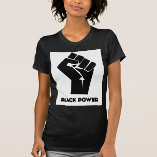 Camiseta Poder negro