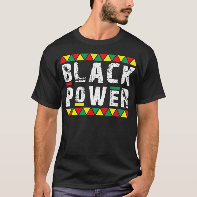Camiseta poder negro (Anverso)