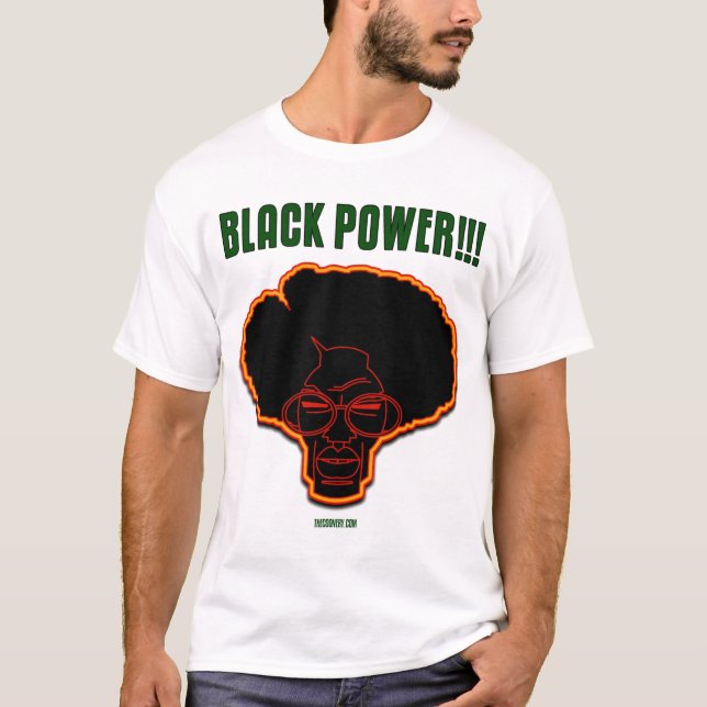 CAMISETA ¡PODER NEGRO!!! (Anverso)