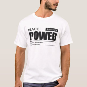 Camiseta Poder negro