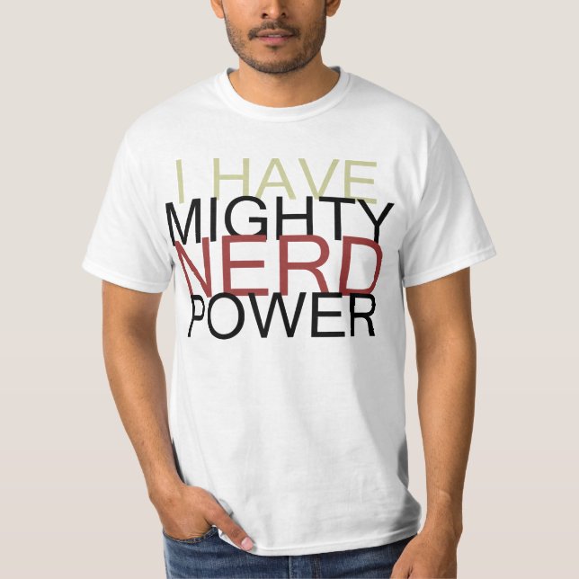 Camiseta Poder nervioso poderoso (Anverso)