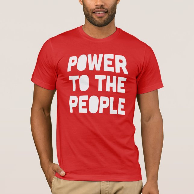 Camiseta Poder Para El Pueblo (Anverso)