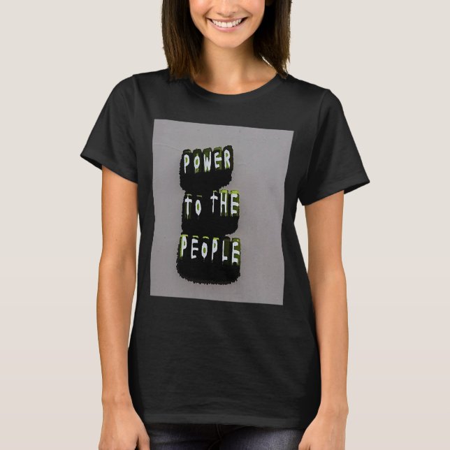 Camiseta poder para el pueblo (Anverso)