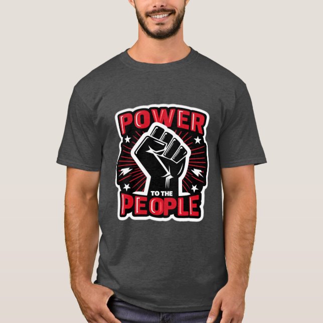CAMISETA PODER PARA EL PUEBLO 4 (Anverso)