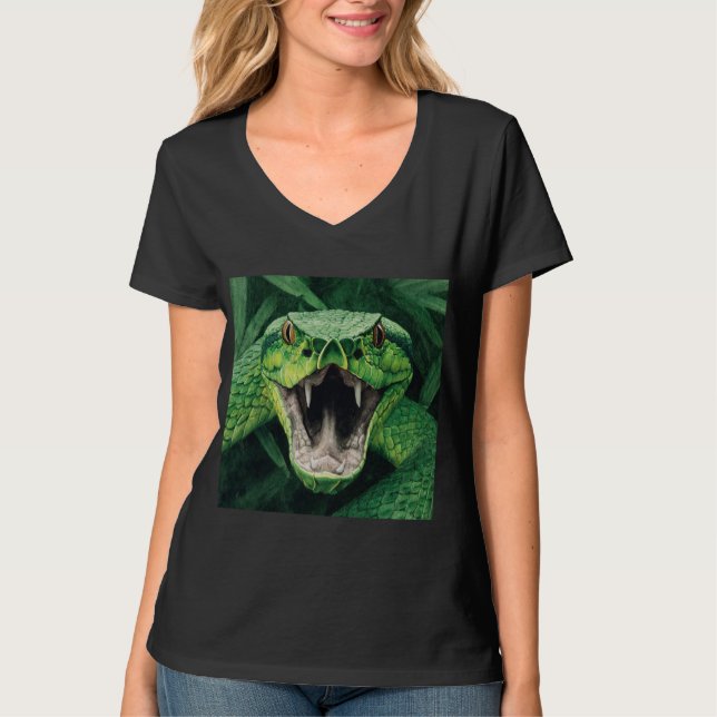 Camiseta Poder Primal 008 – Serpiente (Anverso)