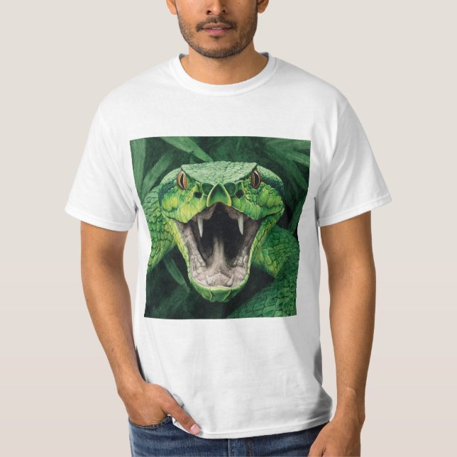 Camiseta Poder Primal 008 – Serpiente (Anverso)