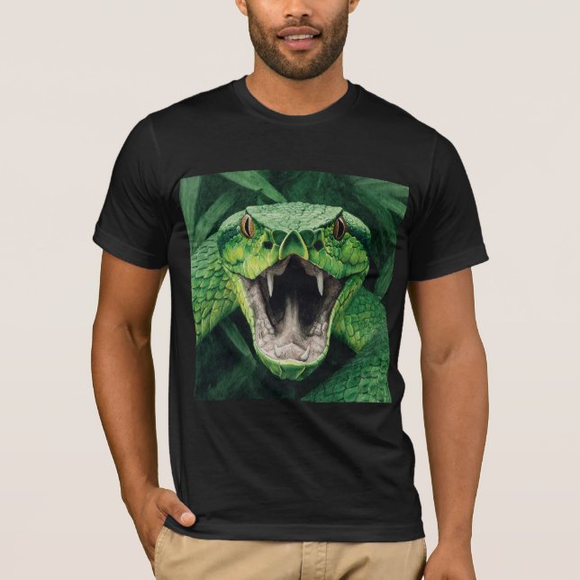 Camiseta Poder Primal 008 – Serpiente (Anverso)